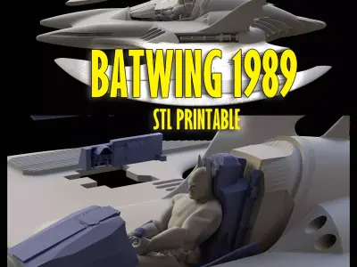 Batwing 1989 Printable 3D print model