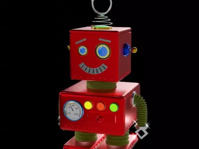 Toy Robot  Free 3D model
