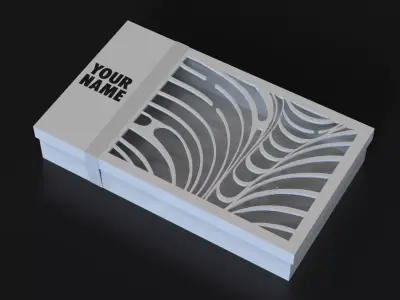 Stylized Box 1 Low-poly 3D model
