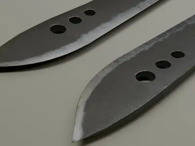 Survival Machete Low-poly 3D model purchase
