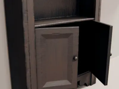 ancient shelves 3D model