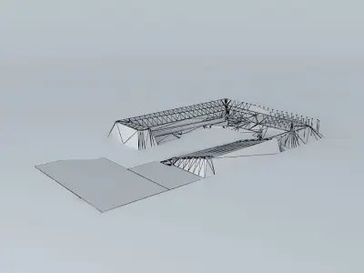 N SCALE LAND MASS 3D model