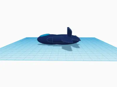 Blue Jet 3D print model