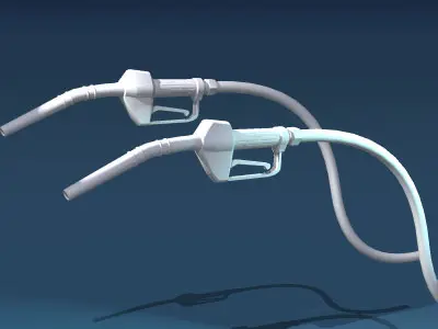 Gas nozzle 3D model