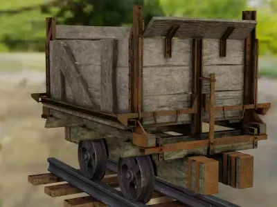 Mine Wagon 3D model