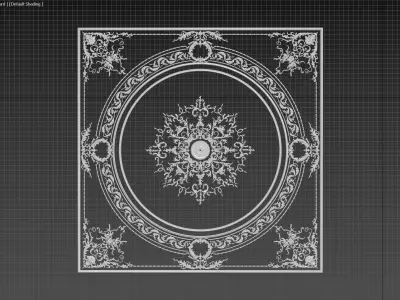 classical ornament  decor  Free 3D model