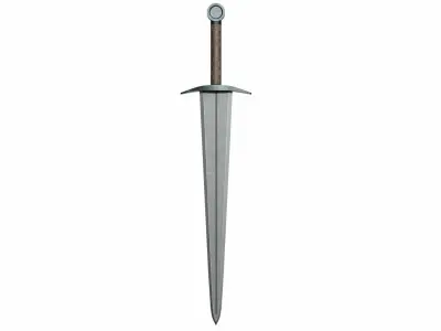Dagesse Low-poly 3D model