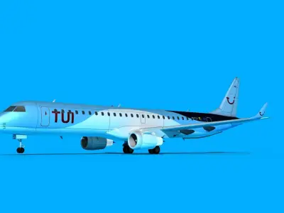 Embraer Emb-190 TUI 3D model