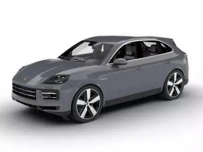Porsche Cayenne E-Hybrid 2025 3d model 3D model