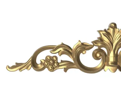 decorative pattern ready for 3D printing 3D model