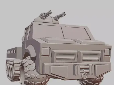 ARTA Attacker 3D Printable Modern Armored Combat Vehicle 3D print model