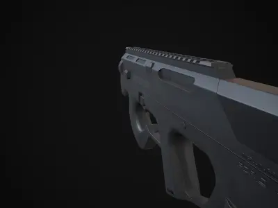 Magpul PDR Low-poly 3D model