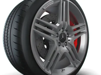 Mercedes Benz Maxilite wheel 3D model
