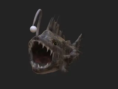 Devil Fish Low-poly 3D model