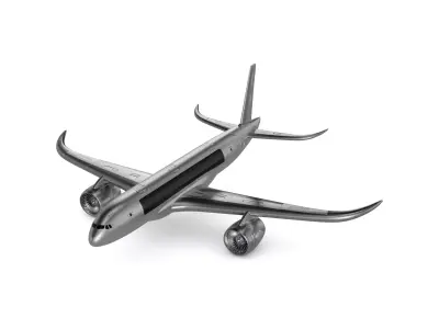 Commercial Airliner 3D model get