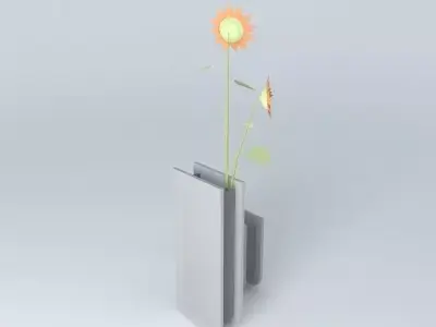 vase flower Free 3D model