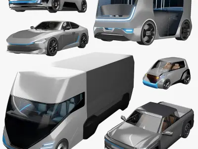 Generic Vehicles Collection 04 3D model