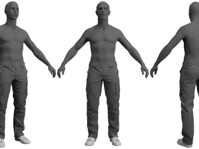 M-Tac Aggressor Gen II Flex Tactical Pants - Marvelous Designer 3D model