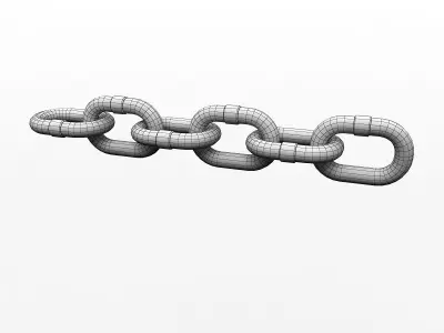 Chain of links 3D model