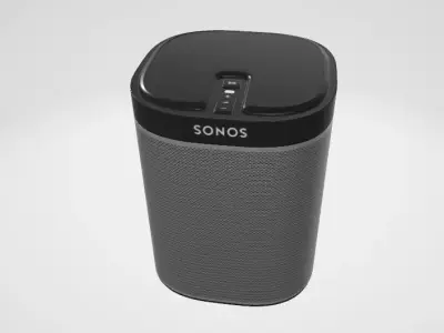 WiFi speaker Low-poly 3D model