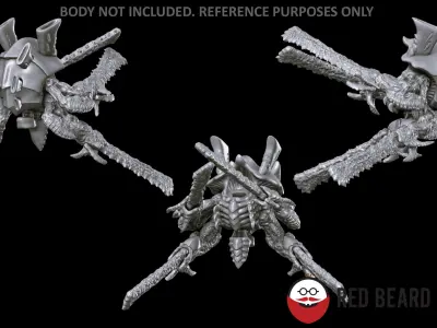 Xenoteras  Despot - Monster Sword and Monster Claws 3D print model