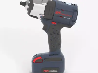 Ingersoll Rand W7152-K12 20V High-torque 3D model