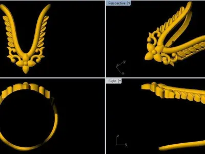 vanki Ring 3dm file 3D print model