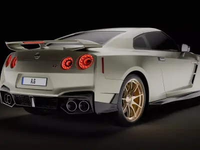 Nissan GT-R 2024 3D model buy