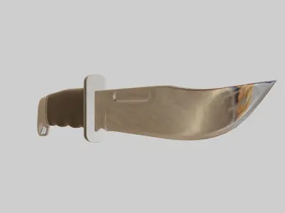 Hunting knife Free 3D model