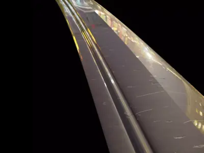 katana reflection of train 3D model