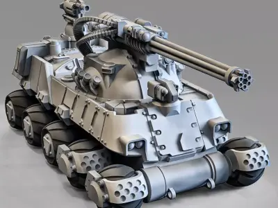 Battle APC 70mm 3D print model