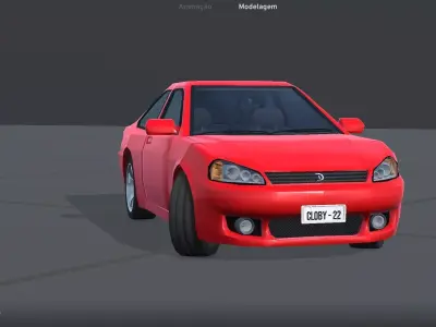 Darnex Coupe by DanielFNAT Low-poly 3D model