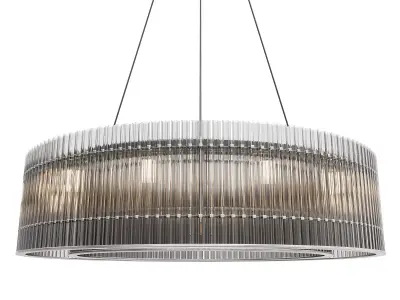 Pendant lamp transparent glass antique nickel 91GH-80568 3D model