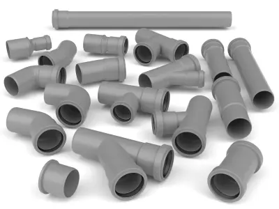 Sewer pipes vol 02 3D model
