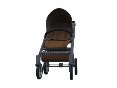 Baby stroller 10 3D model