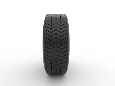 Mercedes-Benz Tire Low-poly 3D model