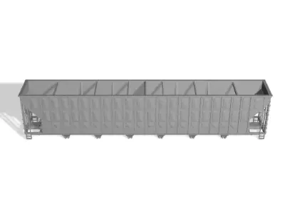  HO Greenville 100-Ton 7526 Cubic Foot Woodchip Hopper 3D print model