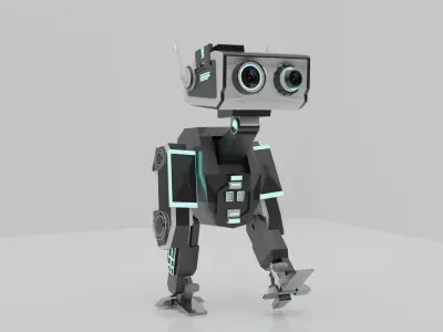 Tech-Droid robot Free 3D model