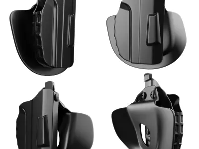 Safariland 7378 7TS Holster PBR 3D model
