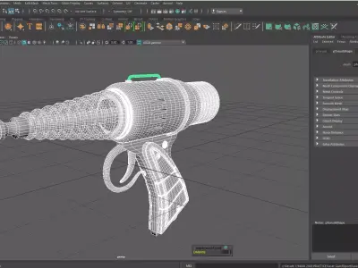 The Laser Gun Free 3D model