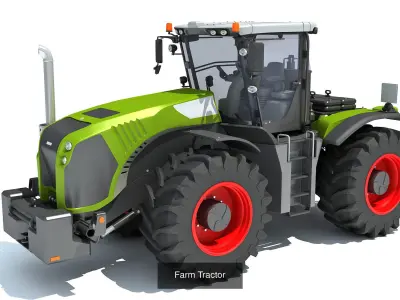 Farm Equipment Collection 3D Model Pack