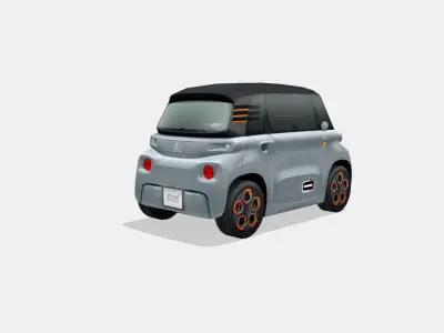 Citroen Ami colection 3D Model Pack