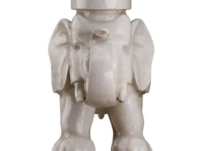 JONATHAN Y Barrel Garden Stool 3D model