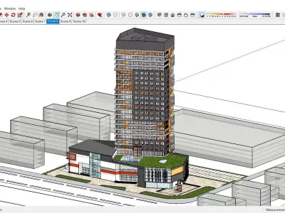Sketchup Building 262 3D model