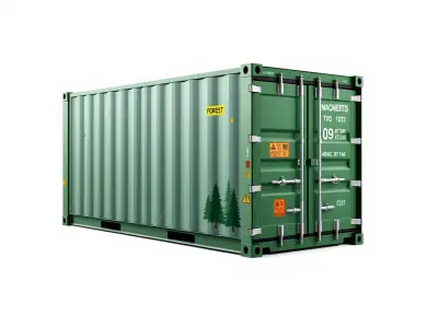 Shipping Container Model Pack  Versatile D Asset Low-poly 3D model