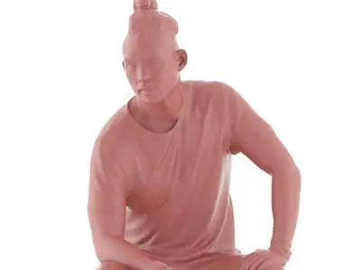 Jin Posed 001