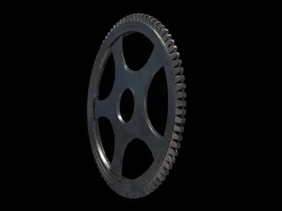 gearwheel0003 gear wheel Low-poly 3D model