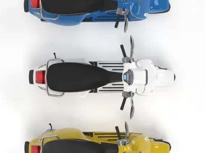 Vespa Sprint Package 3D model