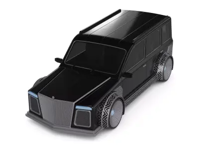 Hearse 3D model shop