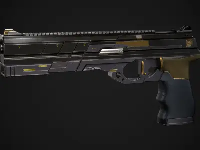 Colt CP-Raven Low-poly 3D model